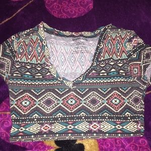 Colorful indie shirt